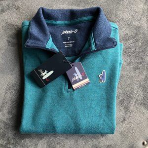 NWT johnnie-O Boys Watson 1/4 Zip Pullover Size 7